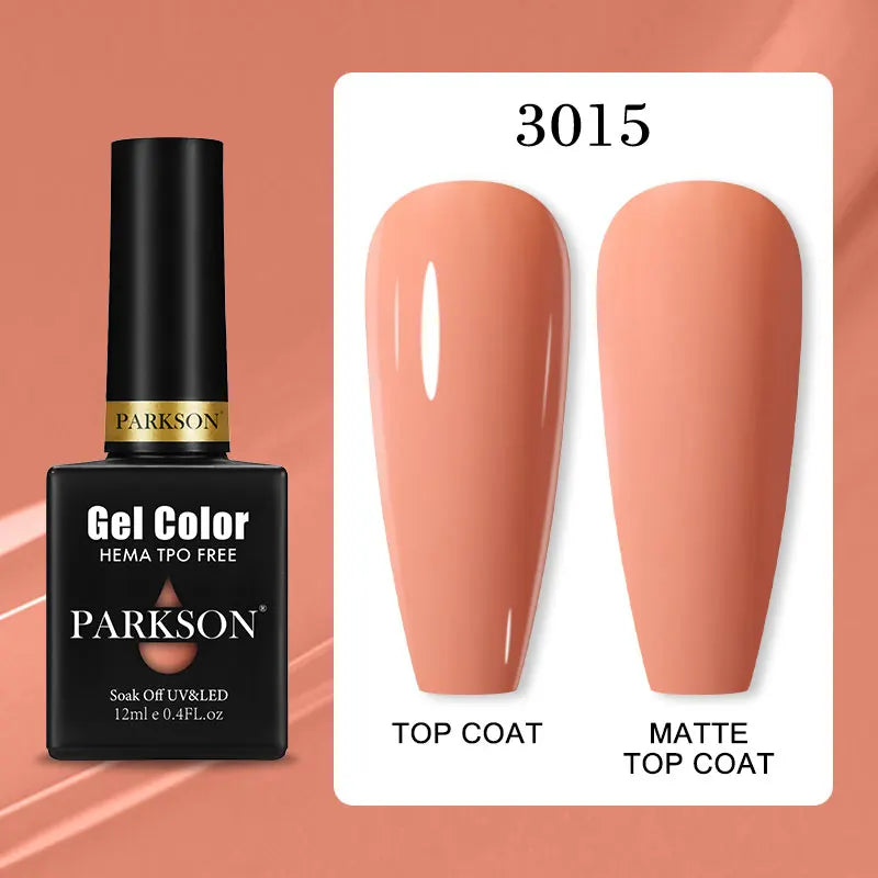 Parkson Colorful Nail Gel Polish Lacquer Soak Off UV LED Long Lasting