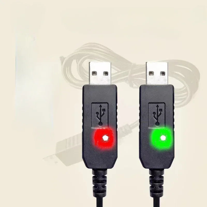 6pcs 5.5*2.1mm WiFi To Powerbank Cable Connector DC 5V To 12V USB Cable Boost Converter Step-up Cord for Wifi Router Modem Fan Qme