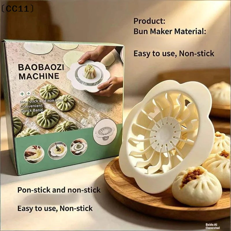 Flower Shaped Bun Dumpling Machine Chinese Baozi Steamed Simple Qme