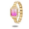 Y2K Colored Dial Fashion Women's Stainless Steel Zircon Square Watch DIY 9mm Width Bracelet Head ForParty Friend DIYJewelry Gift Qme S 18