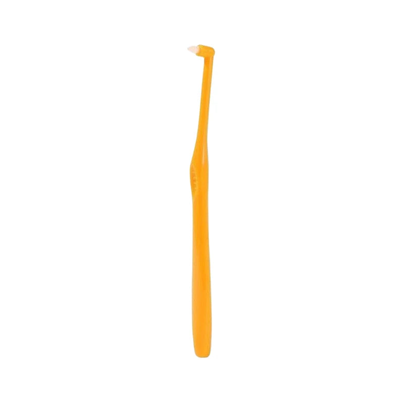 Small Head Single-beam Teeth Cleaning Toothbrush Interdental Brush Qme 1PCS Orange