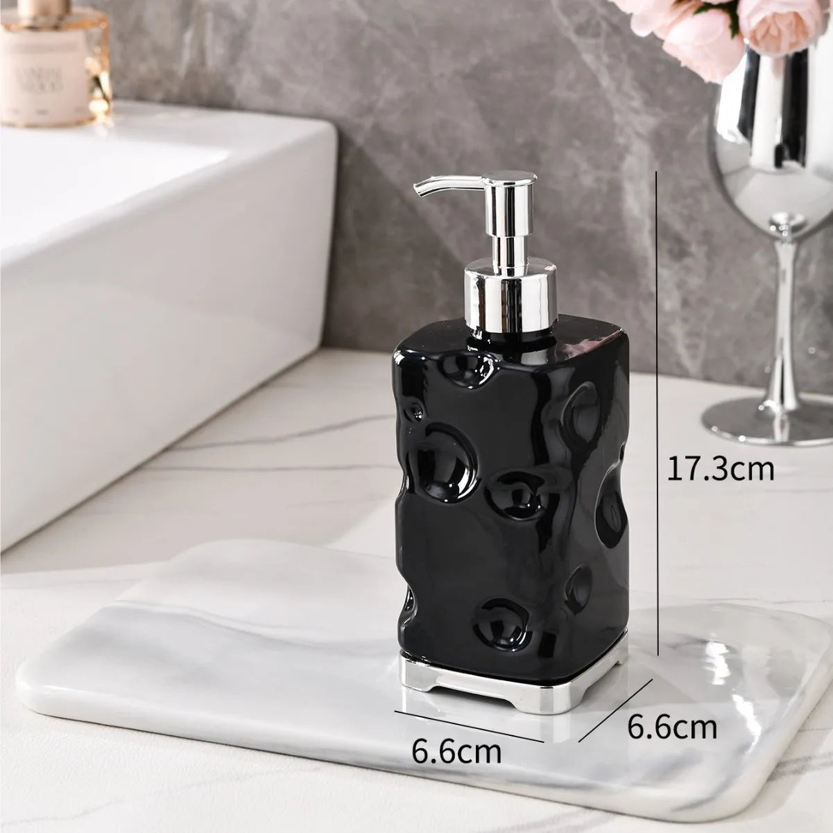 2-Piece Press-type Travel Dispenser Bottle Foaming Bathroom Shampoo