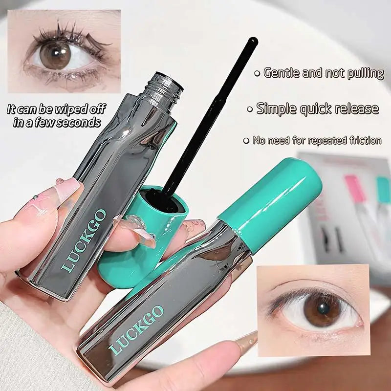 LUCKGO Mascara Remover Quick Unloading Gentle Formula Lashes De Pesta Qme