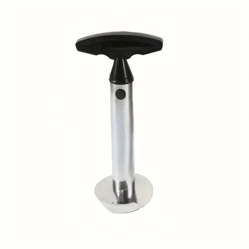 Stainless Steel Pineapple Corer Slicer Non Slip Handle Fast Cutting Qme size3 Black