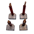 4pcs/set For 2.8 498 Starter Motor Carbon Brush 7X19X15mm Qme A2