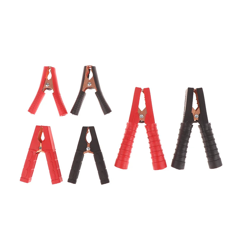 1 Pair Plastic Handle Test Alligator Clip Electric Project 100-300A Qme