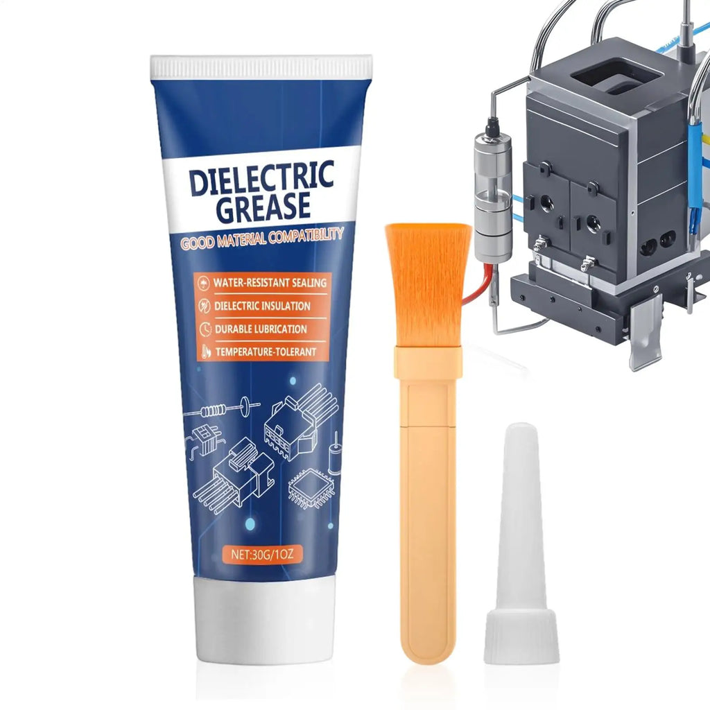 Dielectric Grease High Performance Automotive Lubricant With Brush Automotive Solutions Dielectric Silicone Grease for RV Truck Qme