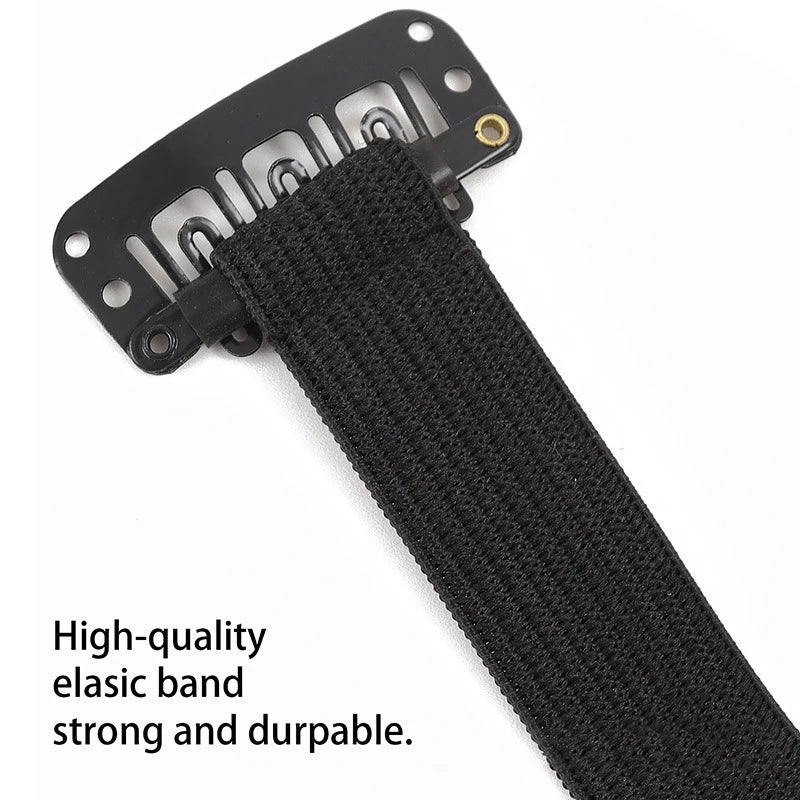 Width Belt Instant Face Lift Band Adjustable Elastic Hair Clip Qme