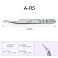 NATUHANA Professional Eyelash Extension Tweezers Precision Qme A-05