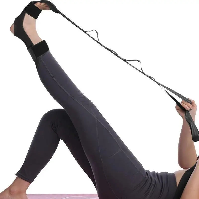 Yoga Leg Foot Stretching Band Durable Oxford Fabric Ideal Pilates Qme