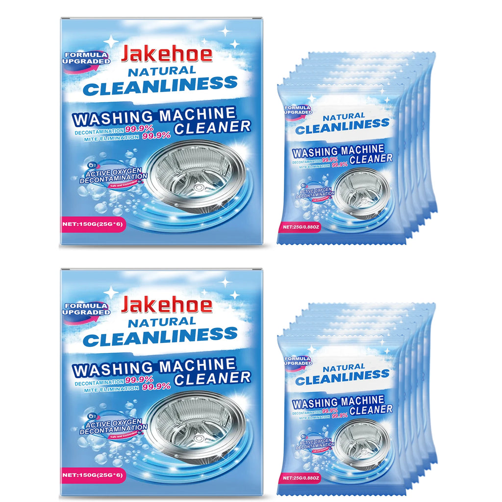 Washing Machine Cleaning Powder Effectively Clean Stubborn Dirt Eliminate Mold and Odor Multi-functional Washing Machine Cleaner Qme 12pcs Boxed