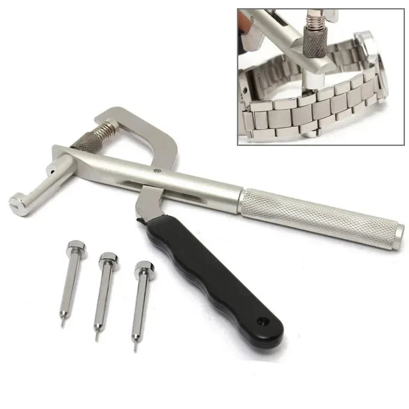 Pins Remover Watch Strap Band Adjusting Link Pin Plier Puncher Repair Kits Tools Qme