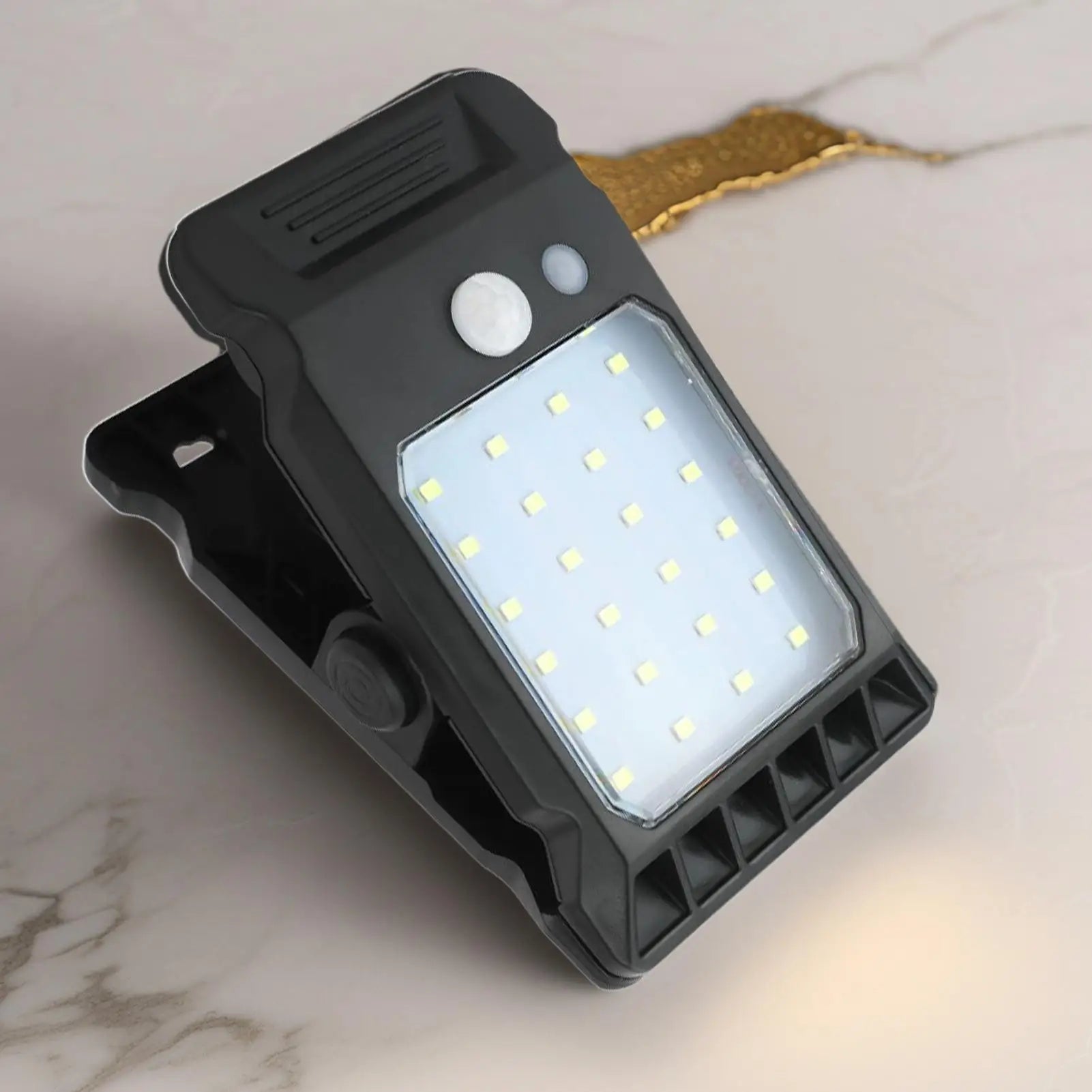Clip Solar Lights Outdoor Smart Sensor 3 Modes Lamp Deck Yard Camping Qme