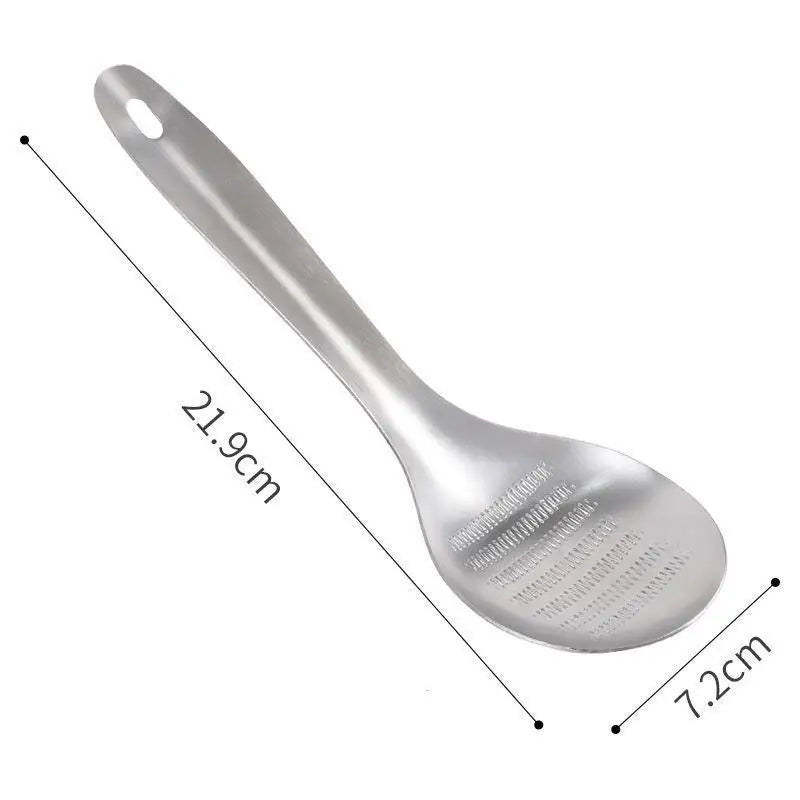 Stainless Steel Garlic Ginger Fruits Root Vegetable Grater Grinder Qme L