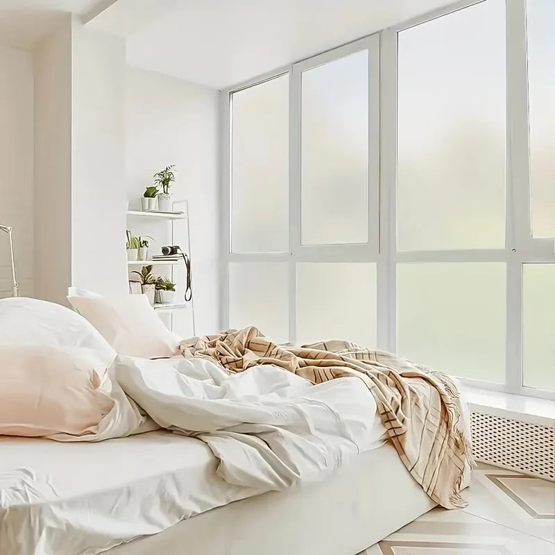 Frosted Blackout Window Film Using Electrostatic Adsorption Protect Qme