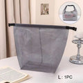 Large Capacity Waterproof Travel Outdoor Fitness Dry/Wet Separation Swimsuit Waterproof Storage Bag Qme Grey L-1pc
