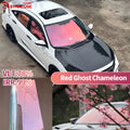 Solar Tint Film Ghost Rose Red Chameleon VLT78% Windscreen Foils Car Front Rear Window Tint Windshield Protection Qme 50cmX100cm