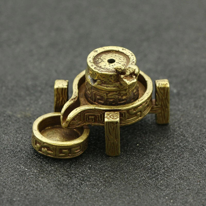 Antique Backflow Incense Burner Stand DIY Home Zen Waterfall Qme