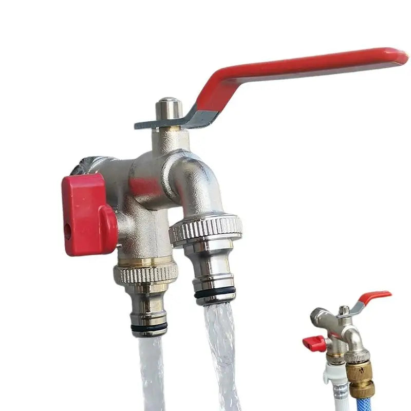 2 Outlets Irrigation Joint Replacement Fitting 1 2'' 3 4'' IBC Water Qme