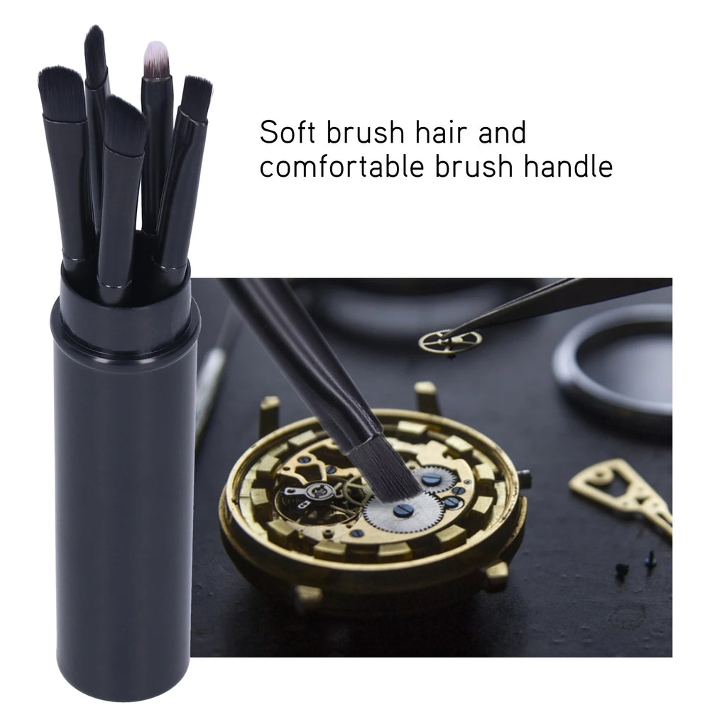 Soft Watch Cleaning Brush Set Wristwatch Movement Small Part Cleaning Soft Brushes Set Watch Parts Brush Qme