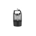 Men's and women's waterproof dry bag, 2L roll top lightweight small storage bag camping, hiking, and beach accessories backpack Qme black