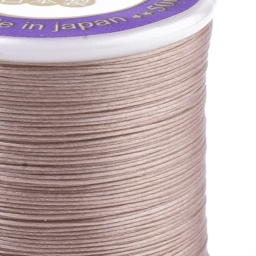PandaHall 50m/Roll Multi-Color Nylon 66 Beading Thread, 0.1mm High Strength Stretch Resistant for Seed Bead Jewelry Making Qme
