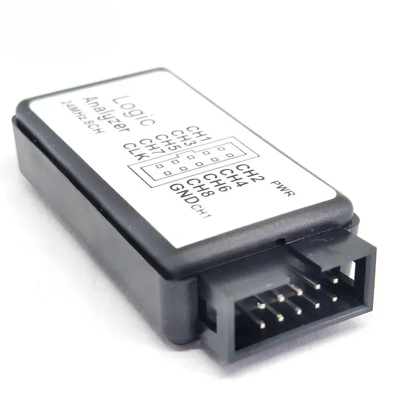 USB Logic Analyzer 8 Channels Can Gather at the Same Time for 24M 8CH Microcontroller ARM FPGA Signal Analyze and Debug Tool Qme