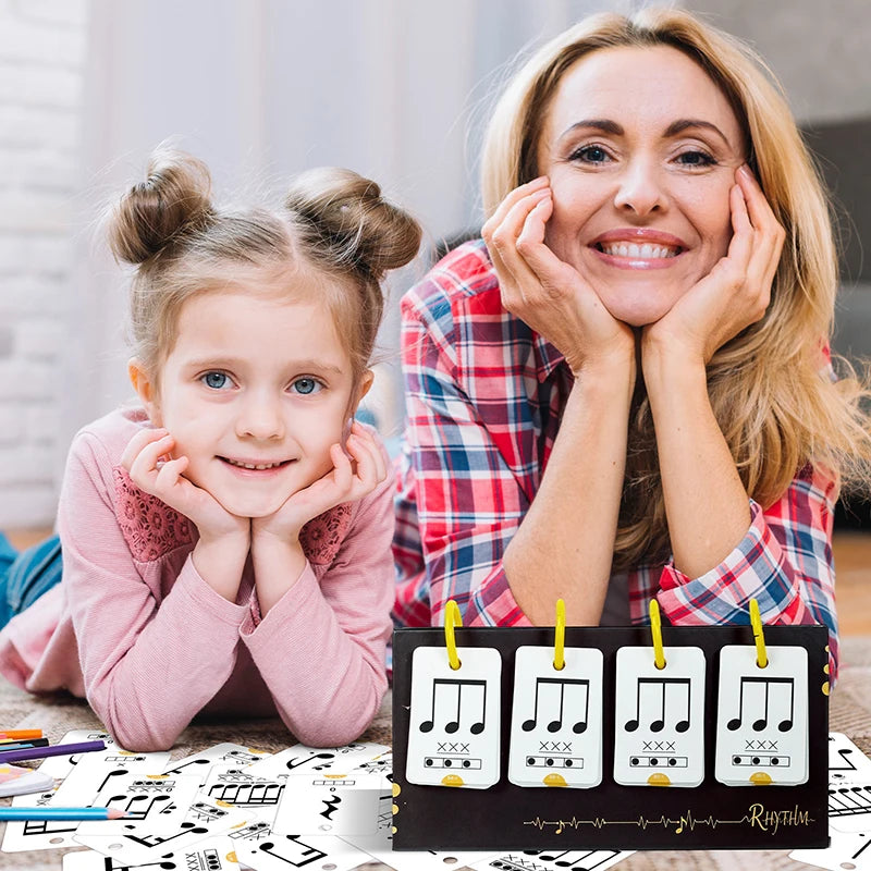 Music Enlightenment Learning Cards Note Instrument Rhythm Cognition Qme