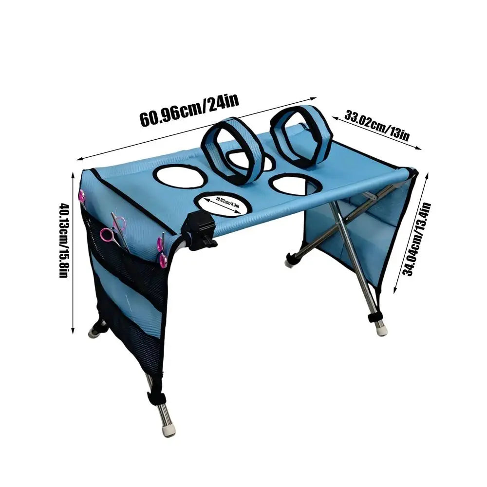 Dog Hammock For Grooming 30lbs Weight Capacity Cat Clipping Table Harness Dog Anti-Scratch Clipping Hammock For Home Indoor Qme Blue China Mainland