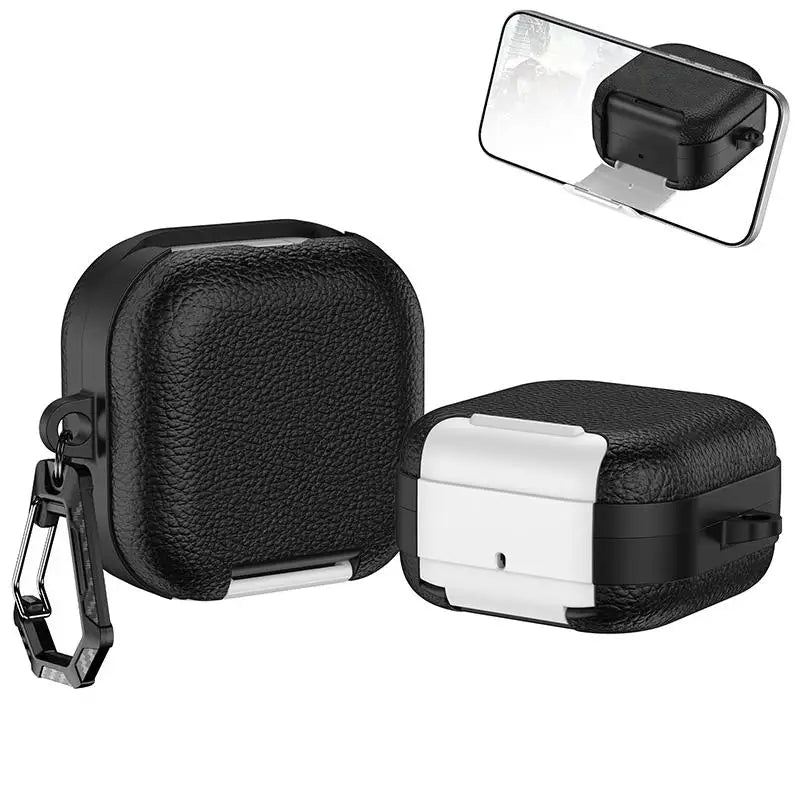Lychee Pattern Case GalaxyBuds4 4pro Headphones Full Body Protection Qme A10