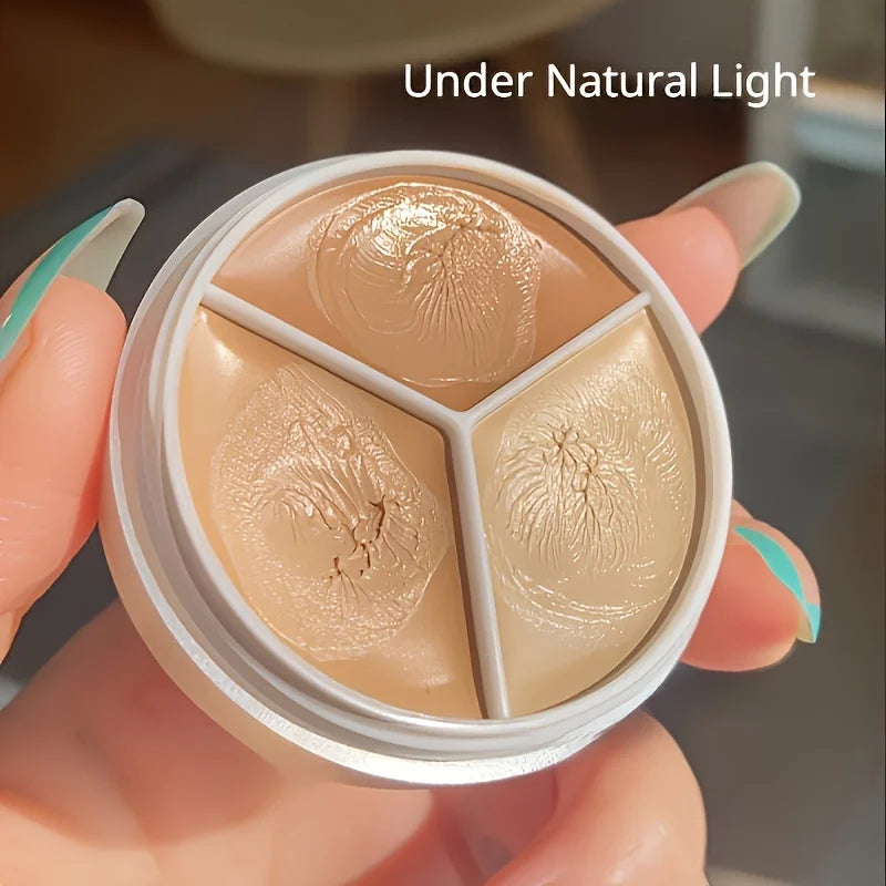1pc Concealer Palette Cream Waterproof Long Lasting Cover Spots Acne Marks Dark Circles Moisturizing Foundation Face Makeup Qme