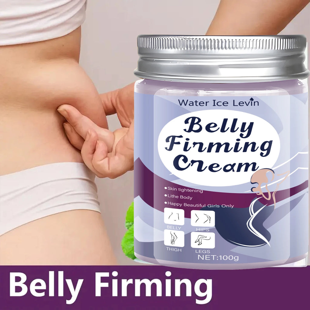 Tightening Body Cream, Abdominal Firming Cream, Containing Jojoba Oil and Caffeine, Light Beige Color, Suitable for Abdomen, Buttocks, Thighs, and Chest Qme