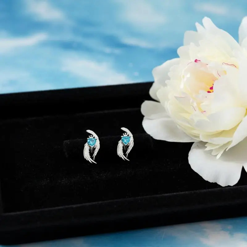 Y2K Silver Wing Heart Cartilage Earrings Star Cross Snowflake Dangle Stud Earrings For Women Punk Party Jewelry Qme