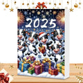 Christmas Countdown Calendars Cute 24 Cow Advent Calendar Cartoon Qme E China Mainland M