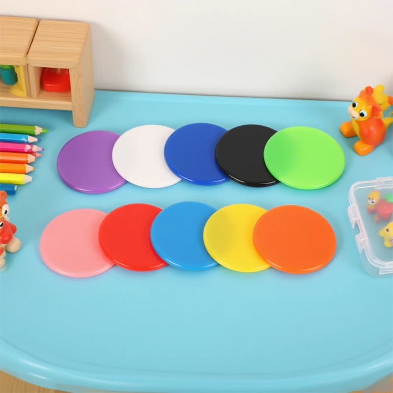 Montessori Learning Education Math Toy Plastic Bingo Chip Markers Qme