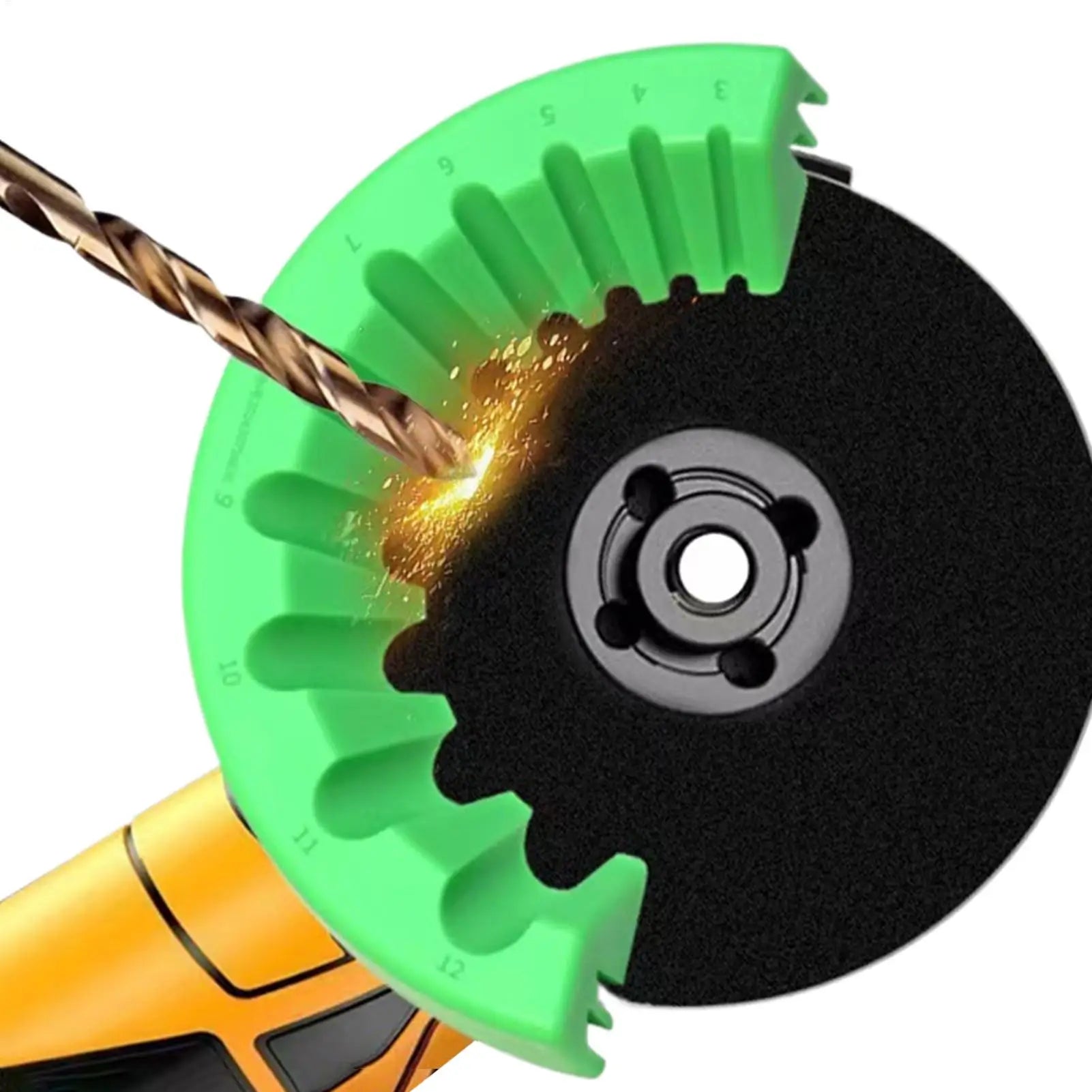 Drill Bit Sharpener Bench Grinder Drill Bit Grinding Sharpener Sharpening Jig Auxiliary Tool for Steel Carbide Cobalt Masonry Qme Default Title