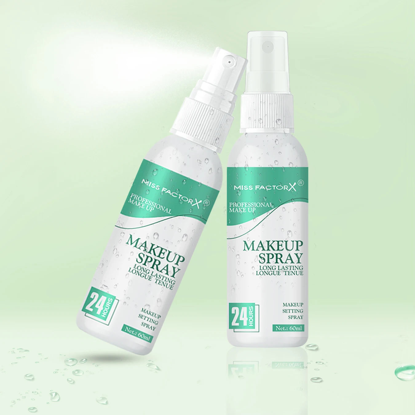 Waterproof Makeup Spray Face Set Lasting Award winning Makeup Spray Anti-smudge and Makeup Off Natural finish Qme face setting