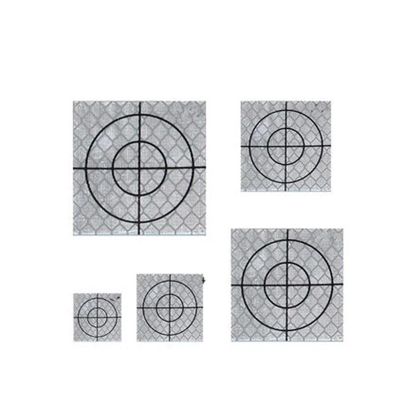 100pcs 0/30/40/50/60mmtotal Station Reflector Reflector Sheet For Total Station Survey Target Sheet Reflective Sticker Qme