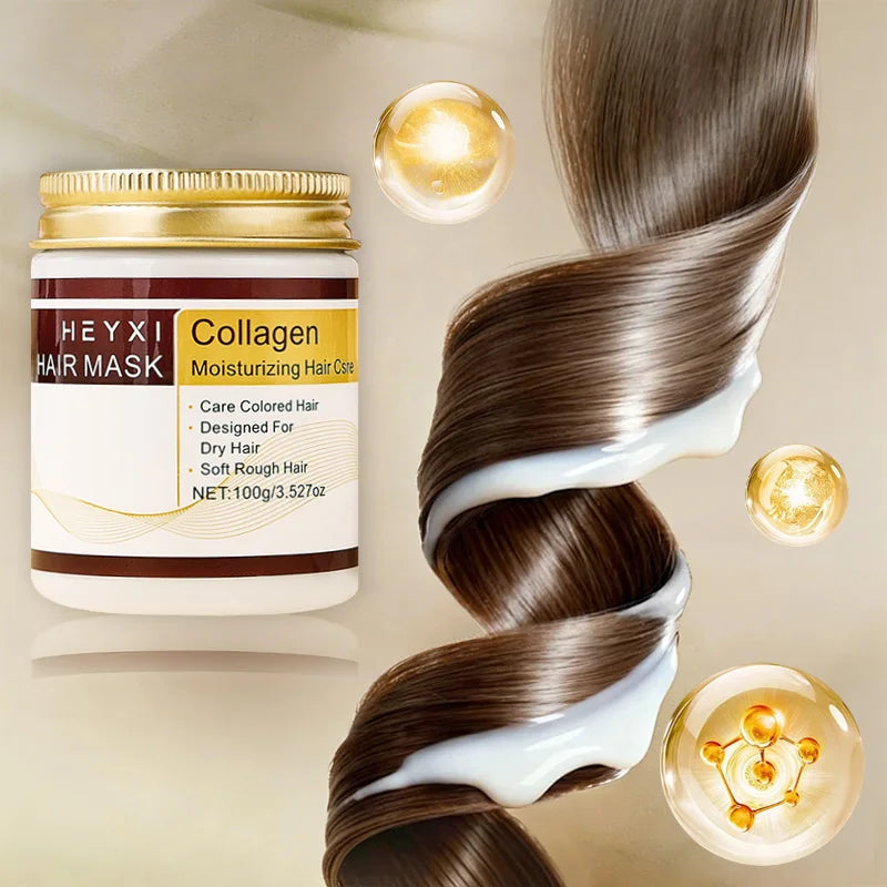Collagen Moisturizing Hair Mask Care Nourishing Long-lasting Girls Qme