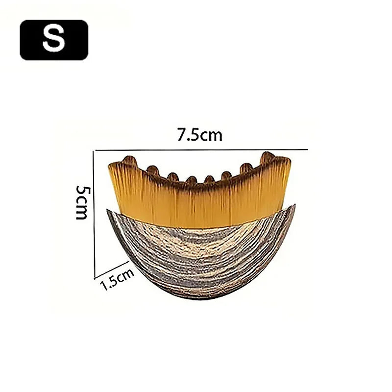Lymphatic Contour Face Brush Ergonomically Designed Fit Sculpting Qme S-Bagged