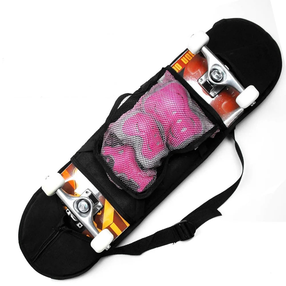Skateboarding Carrying Handbag Waterproof Balancing Scooter Storage Cover Backpack Adjustable Strap Skateboard Backpack Qme