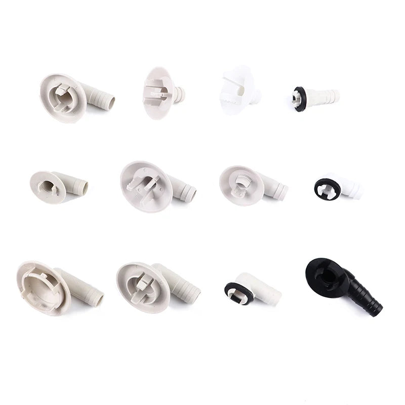 Air Conditioner Ac External Unit Drain Hose Connector Elbow Fitting Qme