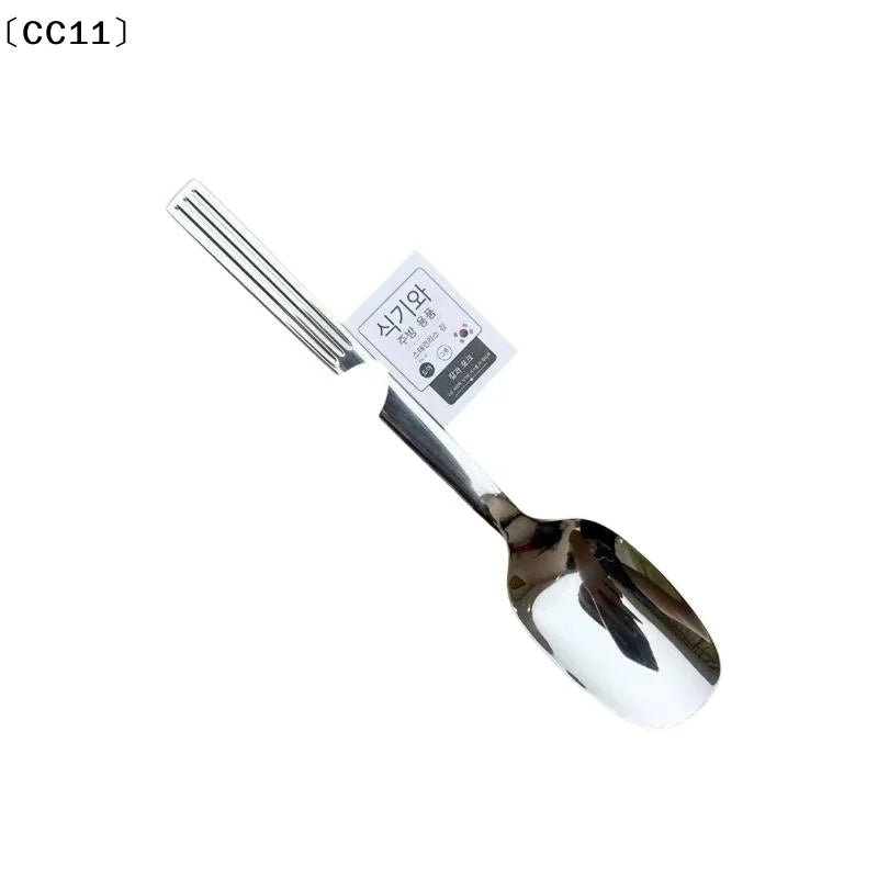 Stainless Steel Thickening Spoon Creative Long Handle Hotel Pot Soup Qme