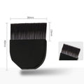 Ultra-thin One-line Foundation Brush Crescent-shaped Mask Short Qme B