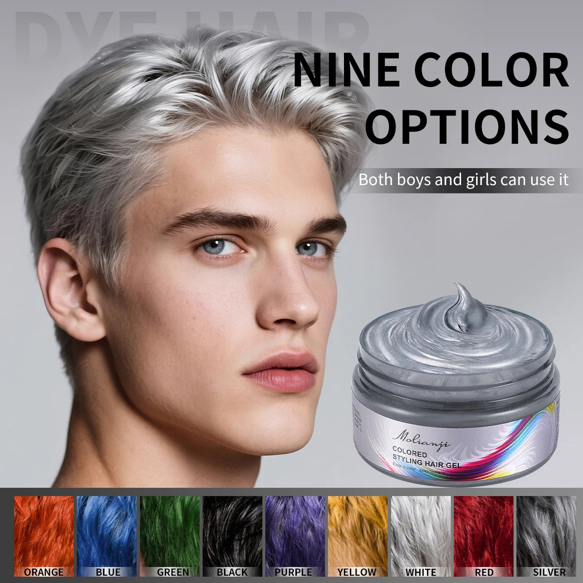 Hair Dye Styling Wax Long-lasting Formula Multiple Options Suitable Qme