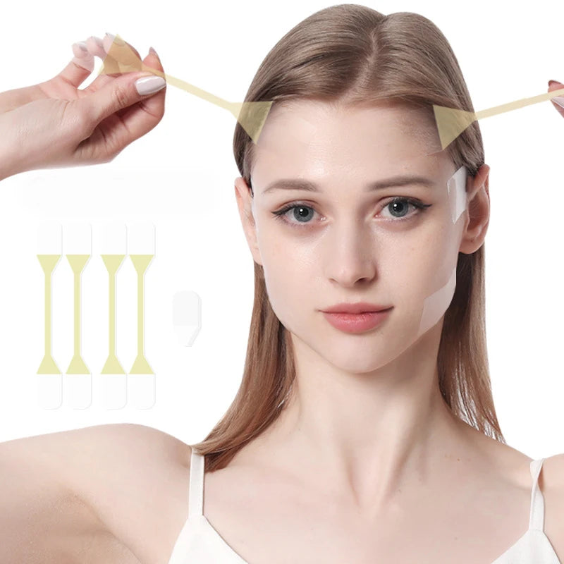 Invisible Facial Slimming Tape Wrinkle Removal Sticker Face Stickers Qme