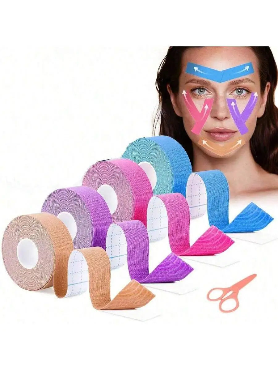 Muscle Patch Face Facial Nasolabial Folds Seamless Lifting Elastic Qme