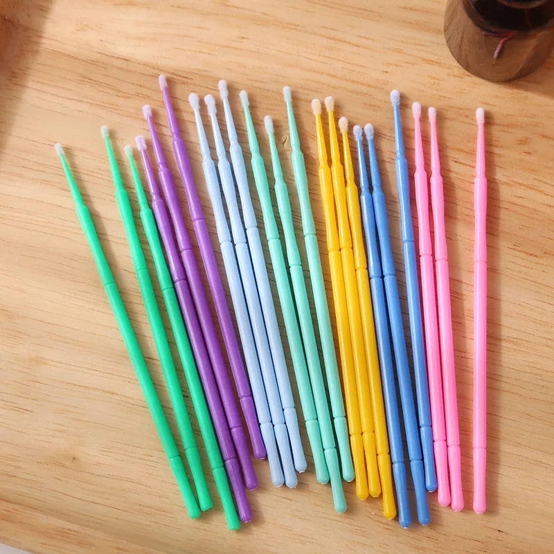 Disposable Microbrush Eyelashes Extension Individual Lash Removing Qme