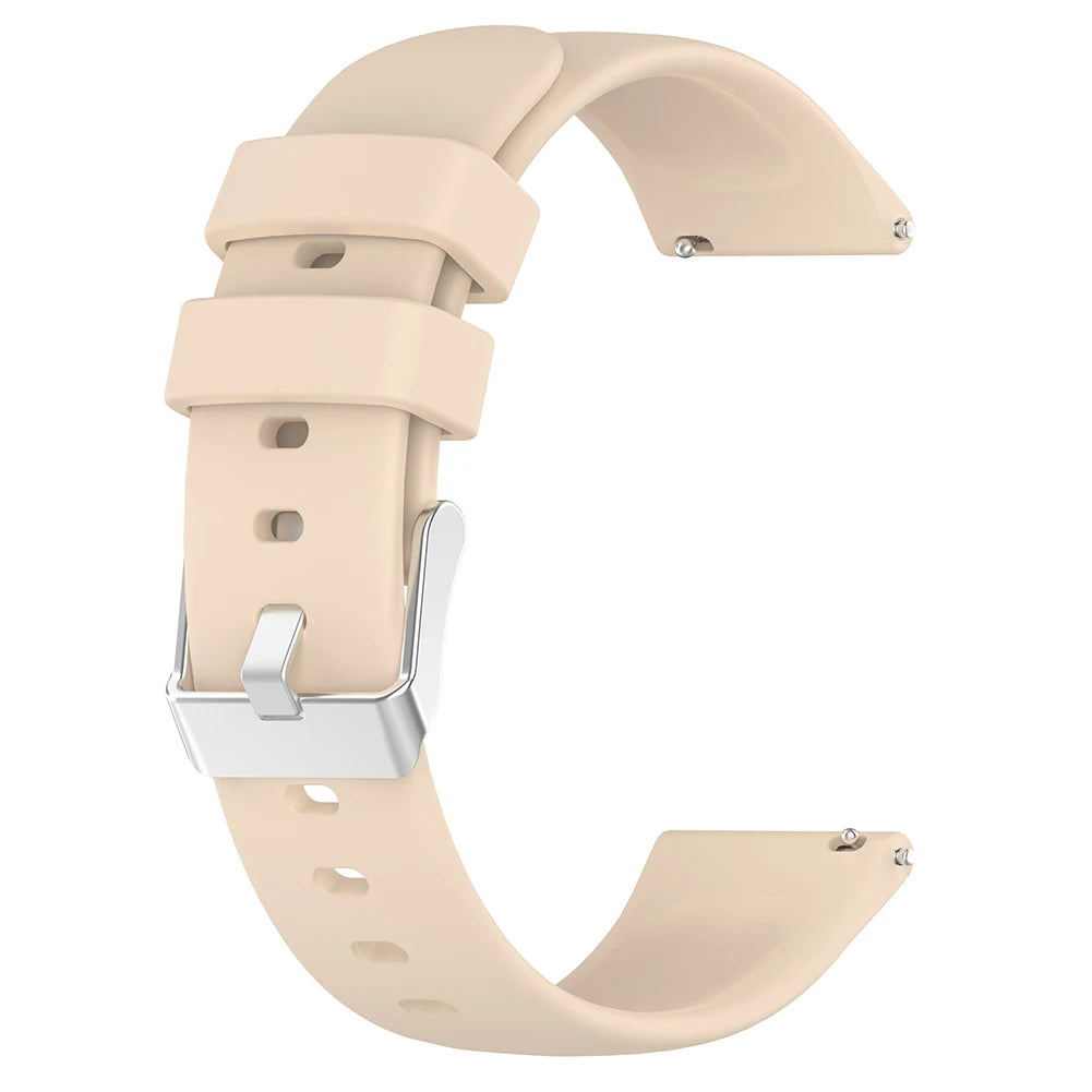 20mm Silicone Strap for Huami Amazfit GTS 4/2 Mini GTS 3 2e Smart Watch Band for Amazfit Bip 3 Pro/Bip 3/ Bip U/Bip Lite Qme Yellow