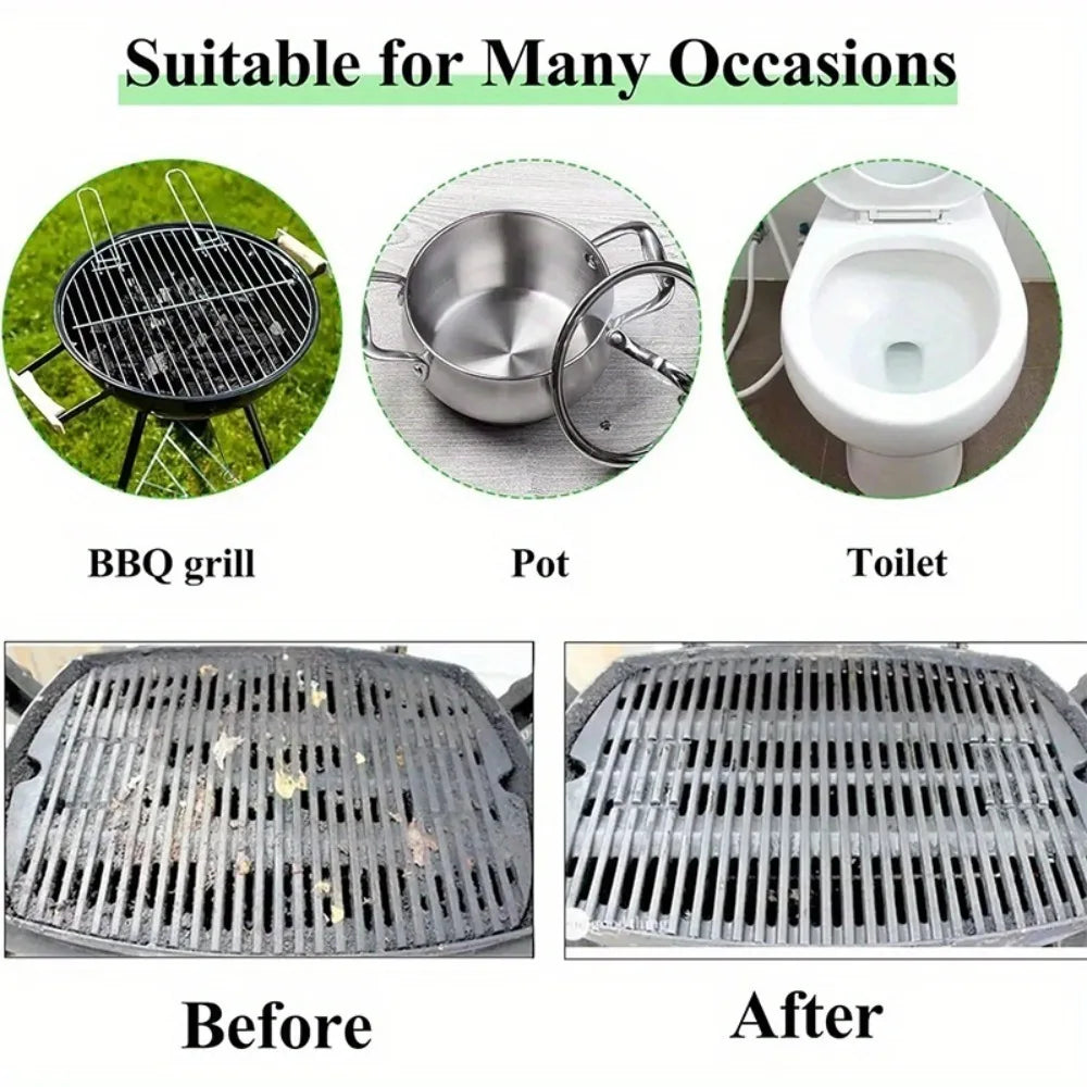 5 BBQ Cleaning Brick Small Grey Grill Plate Tool Grease Pumice Stone Qme